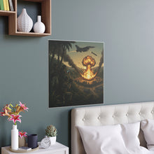 Load image into Gallery viewer, Indoor and Outdoor Silk Posters - Jungle Drug Lab Destruction w Explosions
