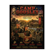 Load image into Gallery viewer, Camp Sousley - Military Adventure Camp - Tribute Matte Poster — "Preparing Leaders for Tomorrow"
