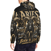 Load image into Gallery viewer, Aries - Born to lead Men's All Over Print Hoodie (USA Size)
