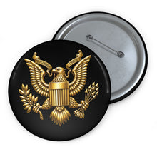 Load image into Gallery viewer, Custom Pin Buttons - Army - Eagle - 3D X 300
