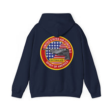 Load image into Gallery viewer, Unisex Heavy Blend™ Hooded Sweatshirt - Usaf - B2 - Spirit - Stealth Bomber Wo Txt
