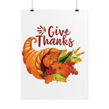 Load image into Gallery viewer, Rolled Poster - Thanksgiving - Give Thanks
