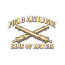 Load image into Gallery viewer, Kiss-Cut Stickers - Field Artillery - King of Battle - 3D - Enhanced

