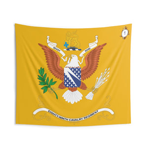 Indoor Wall Tapestries - 1st Squadron, 89th Cavalry Regiment - Regimental Colors Tapestry