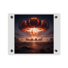 Load image into Gallery viewer, Acrylic Wall Art Panel - Atomic Blast in the desert
