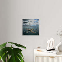 Load image into Gallery viewer, Acrylic Wall Art Panel - British and German aircraft during the Battle of Britain
