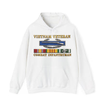 Load image into Gallery viewer, Hoodie – Army - Vietnam Veteran - Cbt Infantryman w CIB VN SVC - 3D X 300
