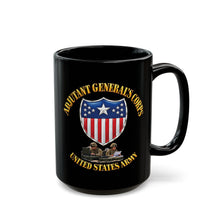 Load image into Gallery viewer, Black Mug  (15oz) - Army - Adjutant General's Corps - Tactical - 3D - Enhanced
