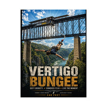 Load image into Gallery viewer, Vertigo Bungee Matte Poster — "Leap Into the Extraordinary"
