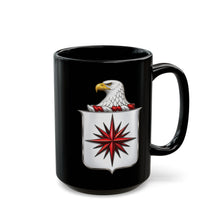 Load image into Gallery viewer, Black Mug  (15oz) - COA - Central Intelligence Agency (CIA)  wo Txt - 3D - Enhanced
