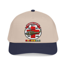 Load image into Gallery viewer, Mid Profile Baseball Cap - Army - 57th Medical Co - Original Dustoff - Vietnam w VN SVC - 3D - Enhanced
