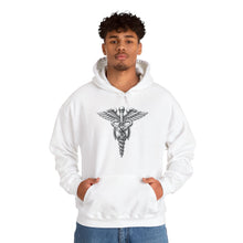 Load image into Gallery viewer, Hoodie – Army Medical Service Corps (MS) Branch Insignia - 3D - Silver - Enhanced
