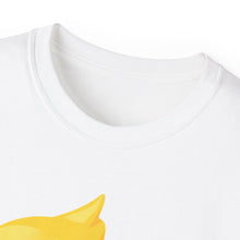 Load image into Gallery viewer, Unisex Ultra Cotton Tee - Yellow Rubber Duck - Oblique Left Front X 300
