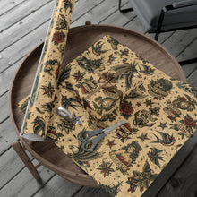 Load image into Gallery viewer, Gift Wrap Paper — Military Tattoo Flash
