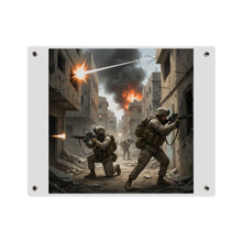 Load image into Gallery viewer, Acrylic Wall Art Panel - Marines in  the 2nd Battle of Fallujah
