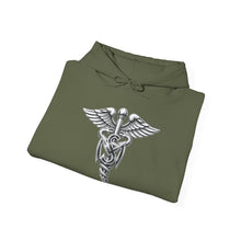Load image into Gallery viewer, Hoodie – Army Medical Service Corps (MS) Branch Insignia - 3D - Silver - Enhanced

