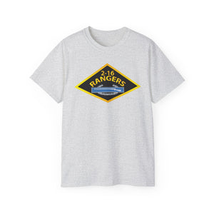 Unisex Ultra Cotton Tee - 2nd Bn, 16th Infantry - Rangers w CIB w Txt X 300