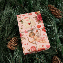 Load image into Gallery viewer, Gift Wrap Paper — Romantic vintage Valentine pattern
