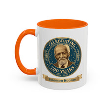 Load image into Gallery viewer, Accent Coffee Mug — "Celebrating 200 Years" Solomon Koonce Portrait (11/15 oz)
