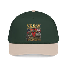 Load image into Gallery viewer, Mid Profile Baseball Cap - Army - VE Day - Victory in Europe Day - End of WWII - 3D - Enhanced
