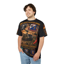 Load image into Gallery viewer, 170th Assault Helicopter Company Tribute Tee — "Bikinis &amp; Buccaneers Into the Fire"- Vietnam Air Warriors
