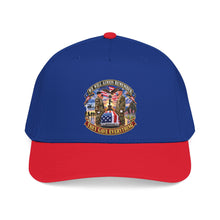 Load image into Gallery viewer, Mid Profile Baseball Cap - Emblem - We Will Always Remember - They Gave Everything - 3D - Enhanced
