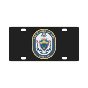 Navy - USS Daniel Inouye (DDG-118) wo Txt X 300 Classic License Plate