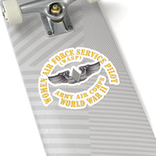 Load image into Gallery viewer, Kiss-Cut Stickers - WASP Wing (Women Air Force Service Pilot)
