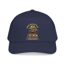Load image into Gallery viewer, Mid Profile Baseball Cap - Army - Cold War Vet - 4th Bn 73rd Armor - 1st Inf Div - Panzer Kaserne Boblingen, FRG - M60A1 Tank w COLD SVC - 3D Enhanced X 300
