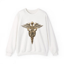 Load image into Gallery viewer, Crewneck Sweatshirt - Army Medical Service Corps (MS) Branch Insignia - 3D - Enhanced
