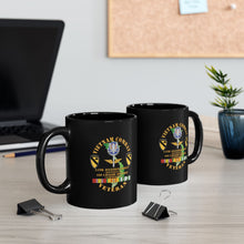 Load image into Gallery viewer, Black Mug (11oz/15oz) - Army - Vietnam Combat Cavalry Veteran w 11th Aviation Group - 1st Cav Div X 300
