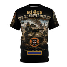 Load image into Gallery viewer, 614th Tank Destroyer Battalion - World War II - Tribute Tee — "Hunting the Hunters"
