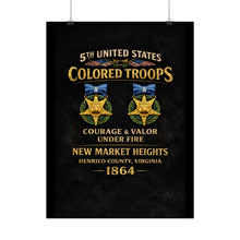 Load image into Gallery viewer, Rolled Posters - 5th USCT at New Market Heights - Shirt - Back
