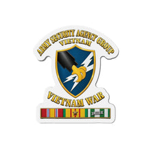 Load image into Gallery viewer, Die-Cut Magnet - Army - Army Security Agency Group w SVC Ribbons - 3D - Enhanced
