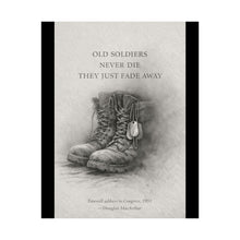 Load image into Gallery viewer, Matte Poster - Old Soldiers Never Die
