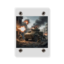 Load image into Gallery viewer, Acrylic Wall Art Panel - Marine LAV in support of the 2nd Battle of Fallujah
