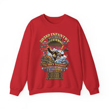 Load image into Gallery viewer, Crewneck Sweatshirt - Army - 503rd Parachute Infantry Regiment - The Rock Regiment - Wars - 3D - Enhanced
