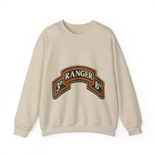 Load image into Gallery viewer, Crewneck Sweatshirt - Army - 3rd Ranger Battalion - Ranger Scroll - 3D - Enhanced
