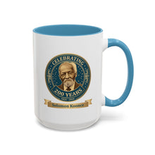 Load image into Gallery viewer, Accent Coffee Mug — "Celebrating 200 Years" Solomon Koonce Portrait (11/15 oz)
