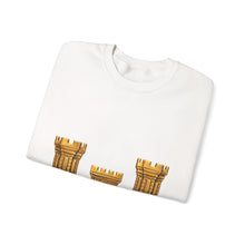 Load image into Gallery viewer, Crewneck Sweatshirt - Amy Corps of Engineers Branch Insignia - 3D -  Enhanced
