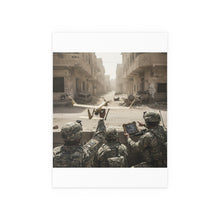 Load image into Gallery viewer, Indoor and Outdoor Silk Posters - UAV Raven in Iraq war
