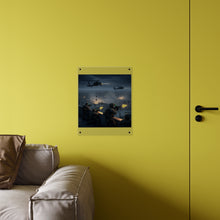 Load image into Gallery viewer, Acrylic Wall Art Panel - Night Air Assault by Army Rangers
