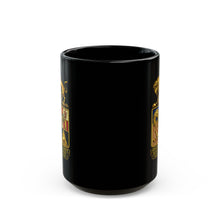 Load image into Gallery viewer, Black Mug  (15oz) - Army - 10th Cavalry Regiment - BUffalo Soldiers - COA - Ready and Forward - 3D Enhanced
