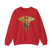 Load image into Gallery viewer, Crewneck Sweatshirt - Army Nurse Corps Branch Insignia - 3D - Enhanced
