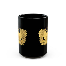 Load image into Gallery viewer, Black Mug  (15oz) - Army - Emblem - Warrant Officer Insignia wo Txt X 300

