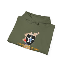 Load image into Gallery viewer, Hoodie – Army - Korea Map - 2nd Infantry Div - Second to None w SVC X 300
