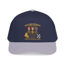 Load image into Gallery viewer, Mid Profile Baseball Cap - Army - Iraq War Veteran - 3rd Infantry Division - 3D - Enhanced
