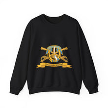 Load image into Gallery viewer, Crewneck Sweatshirt  - Army  - 7th Cavalry Regiment w Br - Ribbon X 300
