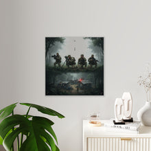 Load image into Gallery viewer, Acrylic Wall Art Panel - Jungle Drug Lab Destruction wo Explosions
