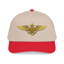 Load image into Gallery viewer, Mid Profile Baseball Cap - USCG - Aviator Badge wo txt - 3D - Enhanced
